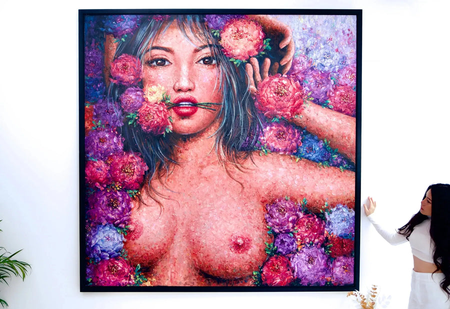 愛の花 | 200×200センチ