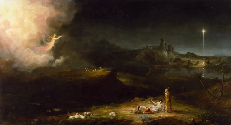 羊飼いたちに現れる天使 - トーマス・コール

Source:
L'ange apparaissant aux bergers - Thomas Cole