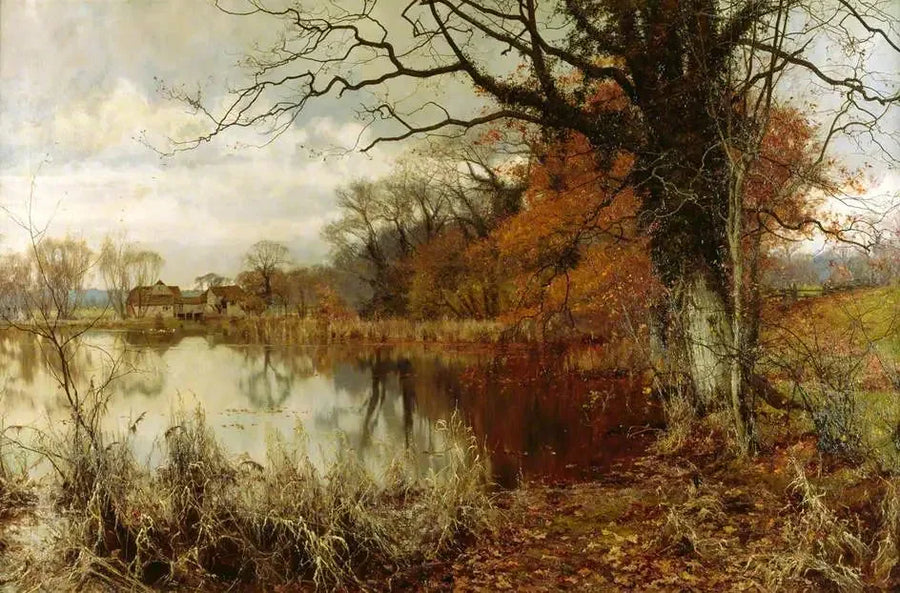 L'année douce se précipite vers sa fin. - Edward Wilkins Waite image 1 reproduction artisanale de tableau