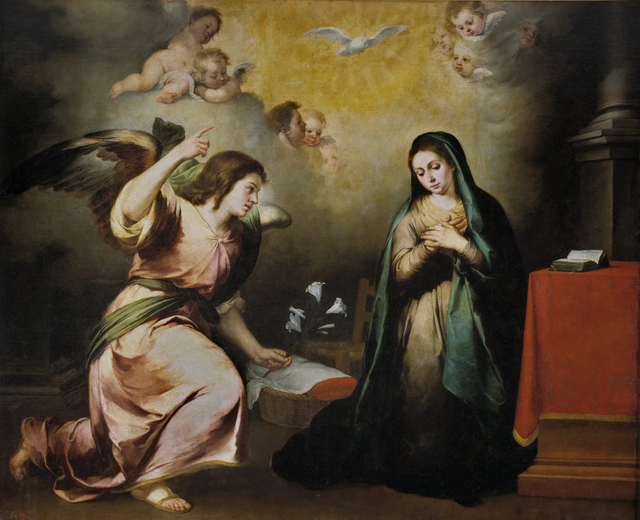受胎告知 - バルトロメ・エステバン・ムリリョ

Source:
L'Annonciation - Bartolomé Esteban Murillo