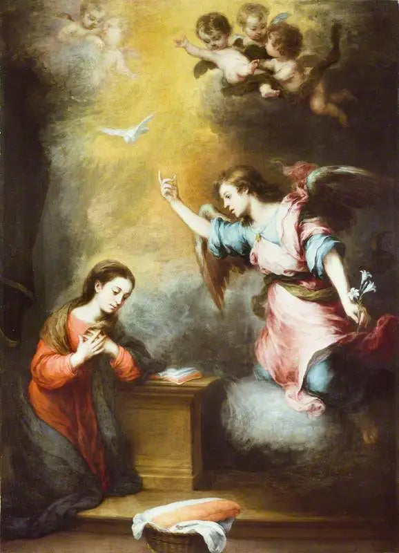 受胎告知 - バルトロメ・エステバン・ムリリョ

Source:
L'Annonciation - Bartolomé Esteban Murillo