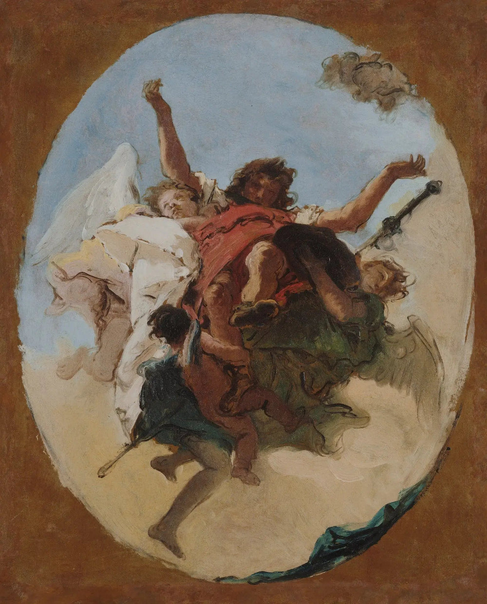 L'Apothéose de Saint Roch - Giovanni Battista Tiepolo image 1 tableau peint à l’huile sur toile