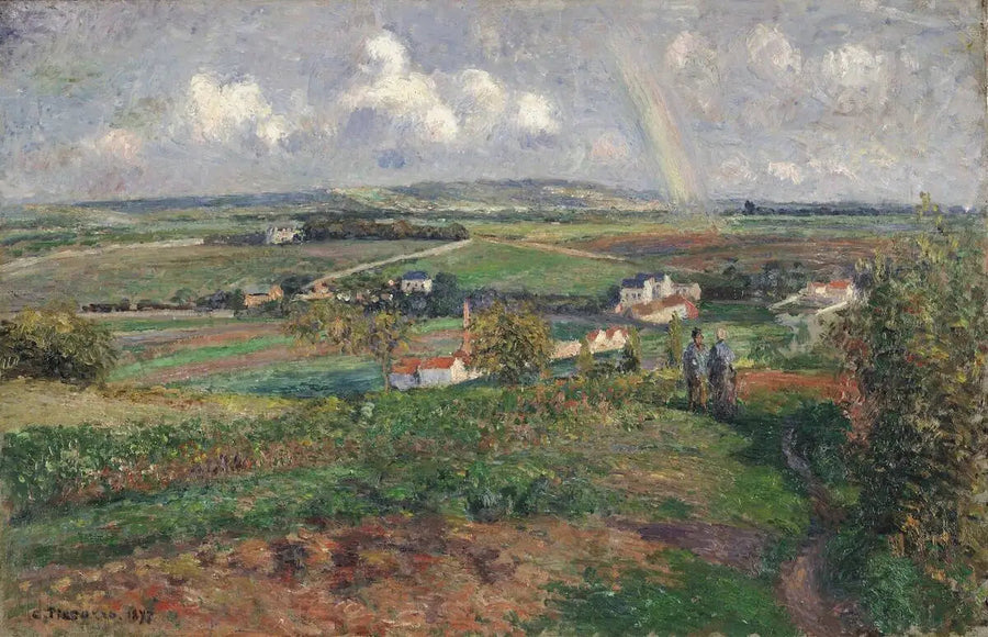 ポン＝トワーズの虹 - カミーユ・ピサロ