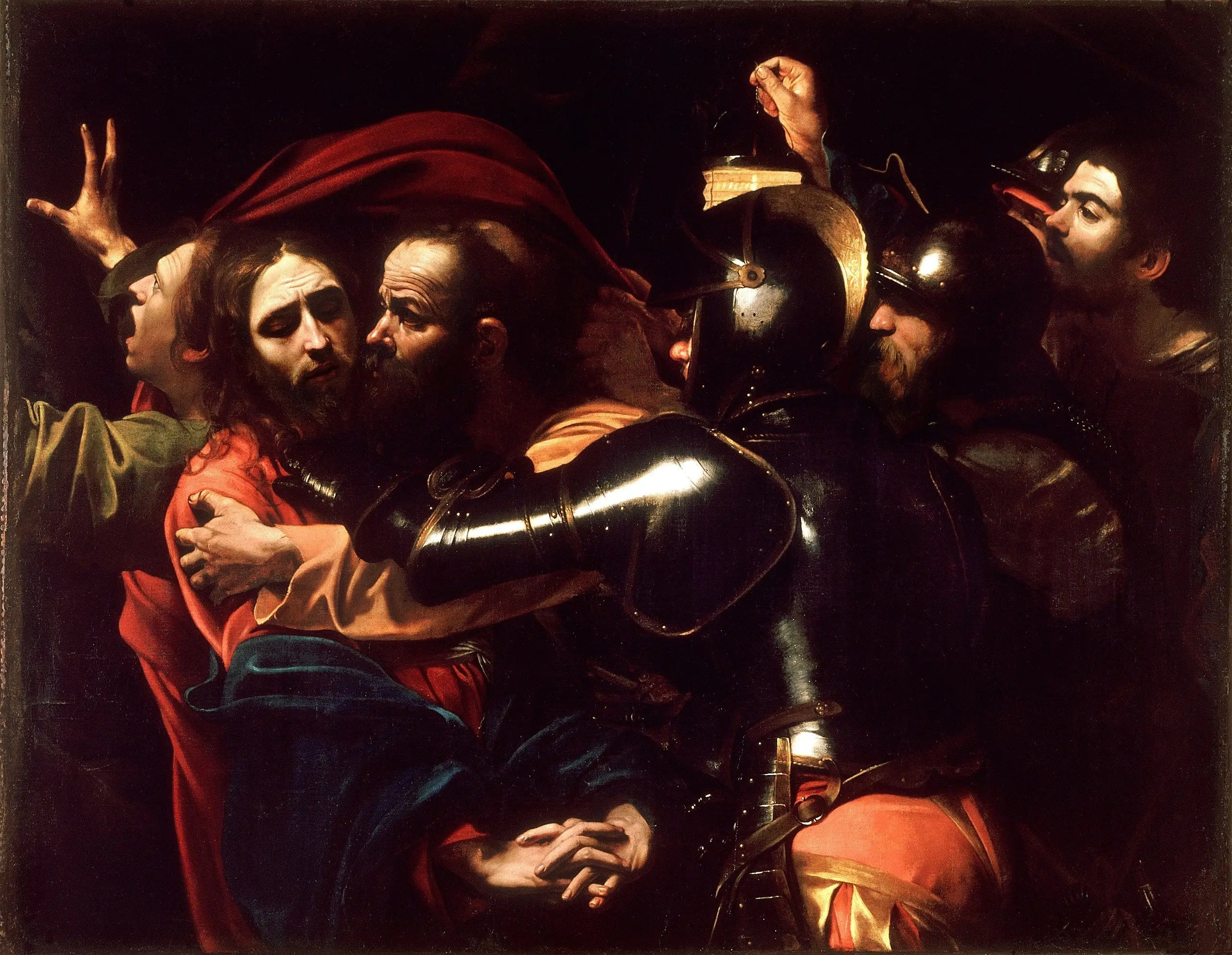 L'Arrestation du Christ - Le Caravage image 1 copie peinte à la main à l’huile