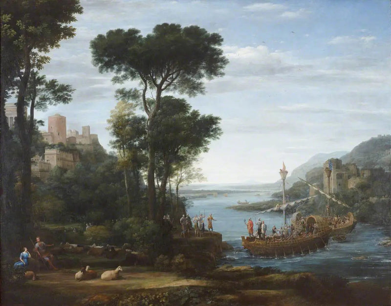 エネーのパランテウム到着 - クロード・ロラン

Source:
L'arrivée d'Énée à Pallanteum - Claude Lorrain