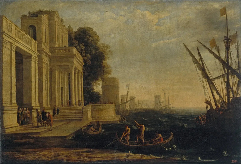 ユリシーズがリコメデ王の宮廷に到着する - クロード・ロラン

Source:
L'arrivée d'Ulysse à la cour du roi Lycomède - Claude Lorrain
