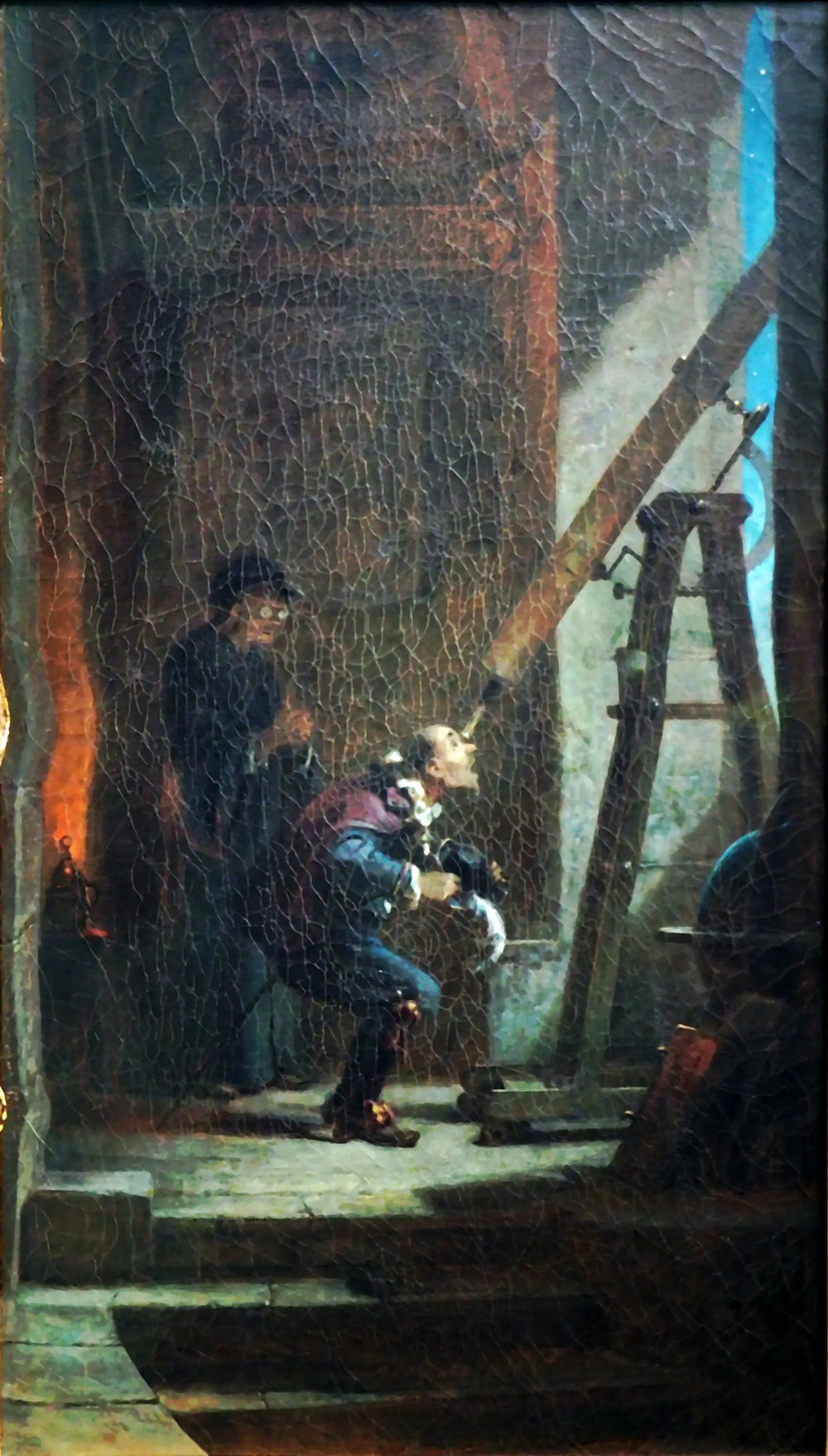 L'astrologue - Carl Spitzweg image 1 tableau peint à l’huile sur toile