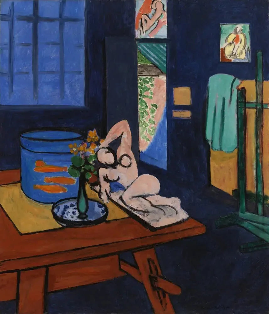 L'Atelier aux poissons rouges - Henri Matisse image 1 reproduction de peinture à l’huile