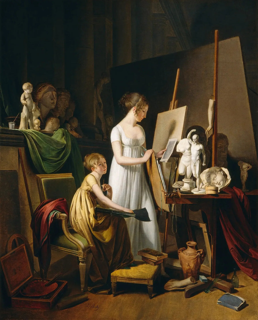 画家のアトリエ - ルイ＝レオポルド・ボイリー

Source:
L'atelier d'un peintre - Louis-Léopold Boilly