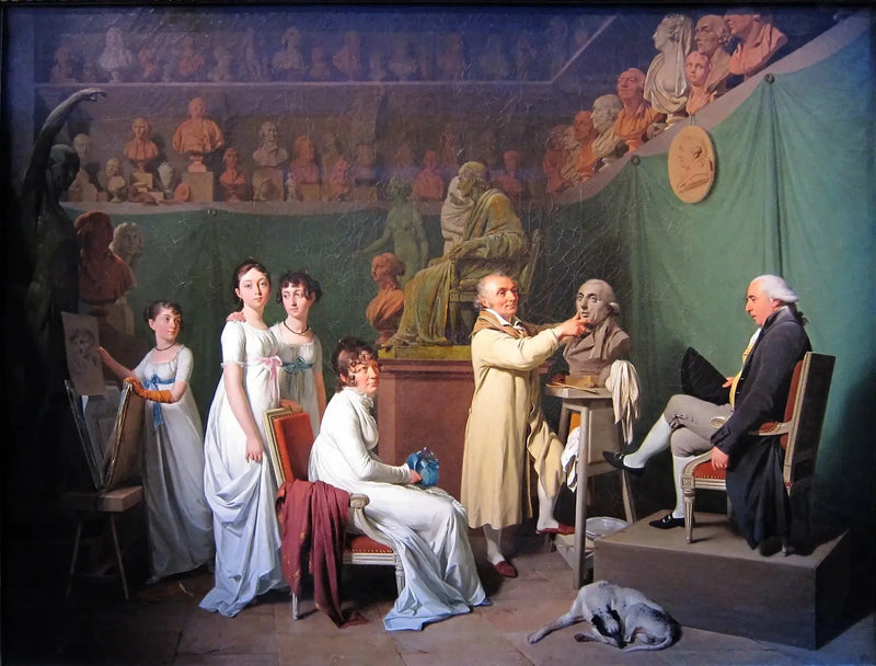 ウドン工房 - ルイ＝レオポルド・ボイリー

Source:
L’Atelier de Houdon - Louis-Léopold Boilly