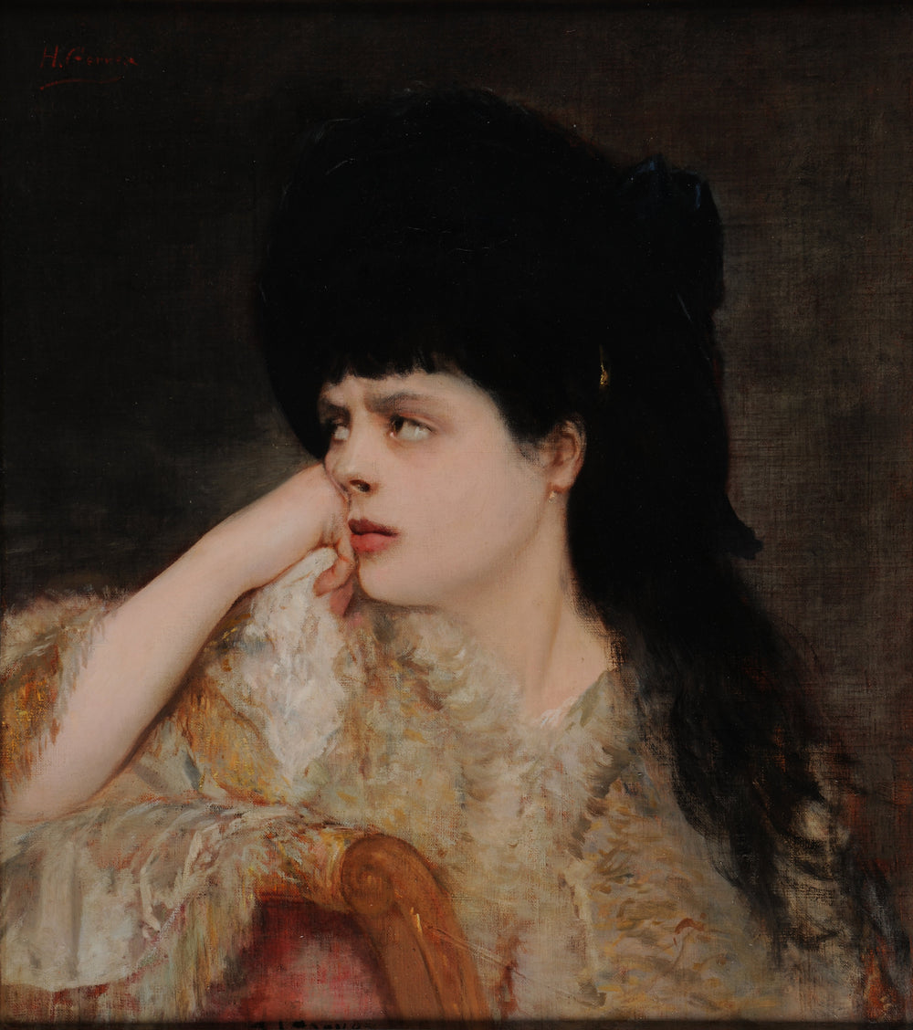L'attente a été trompée - Henri Gervex image 1 tableau peint à l’huile sur toile