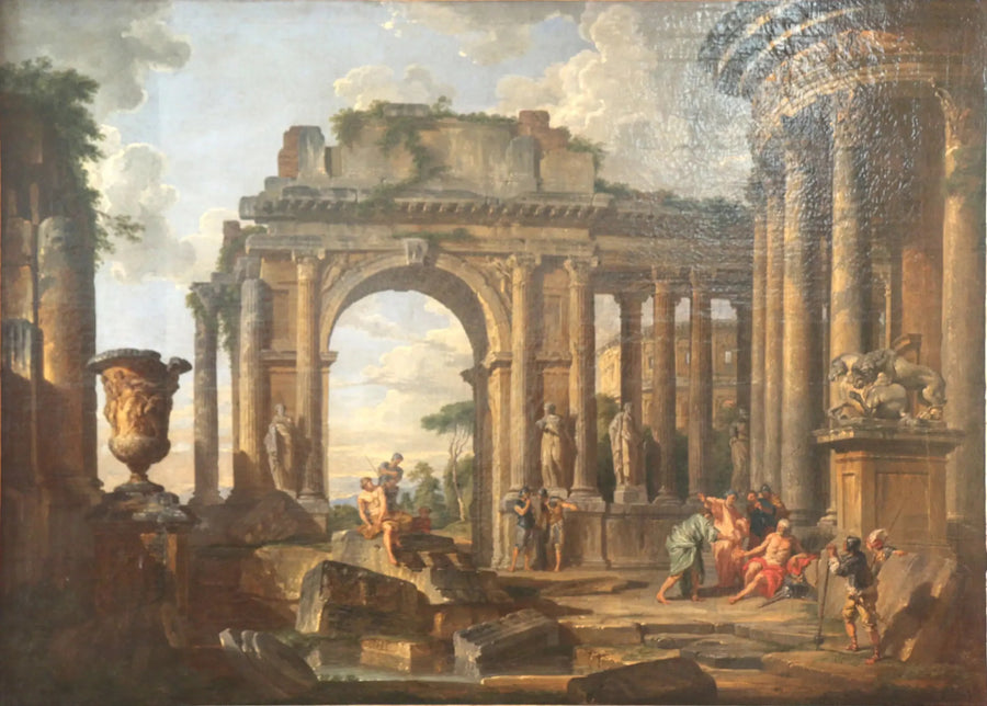 ベルシェールへの施し - ジョバンニ・パオロ・パニーニ

Source:
L'Aumône à Bélisaire dans des ruines - Giovanni Paolo Panini