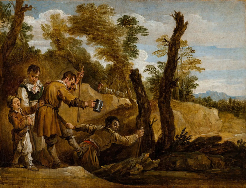 盲人を導く盲人 - デイヴィッド・テニエール・ル・ジュヌ

Source:
L'aveugle guidant l'aveugle - David Teniers le Jeune