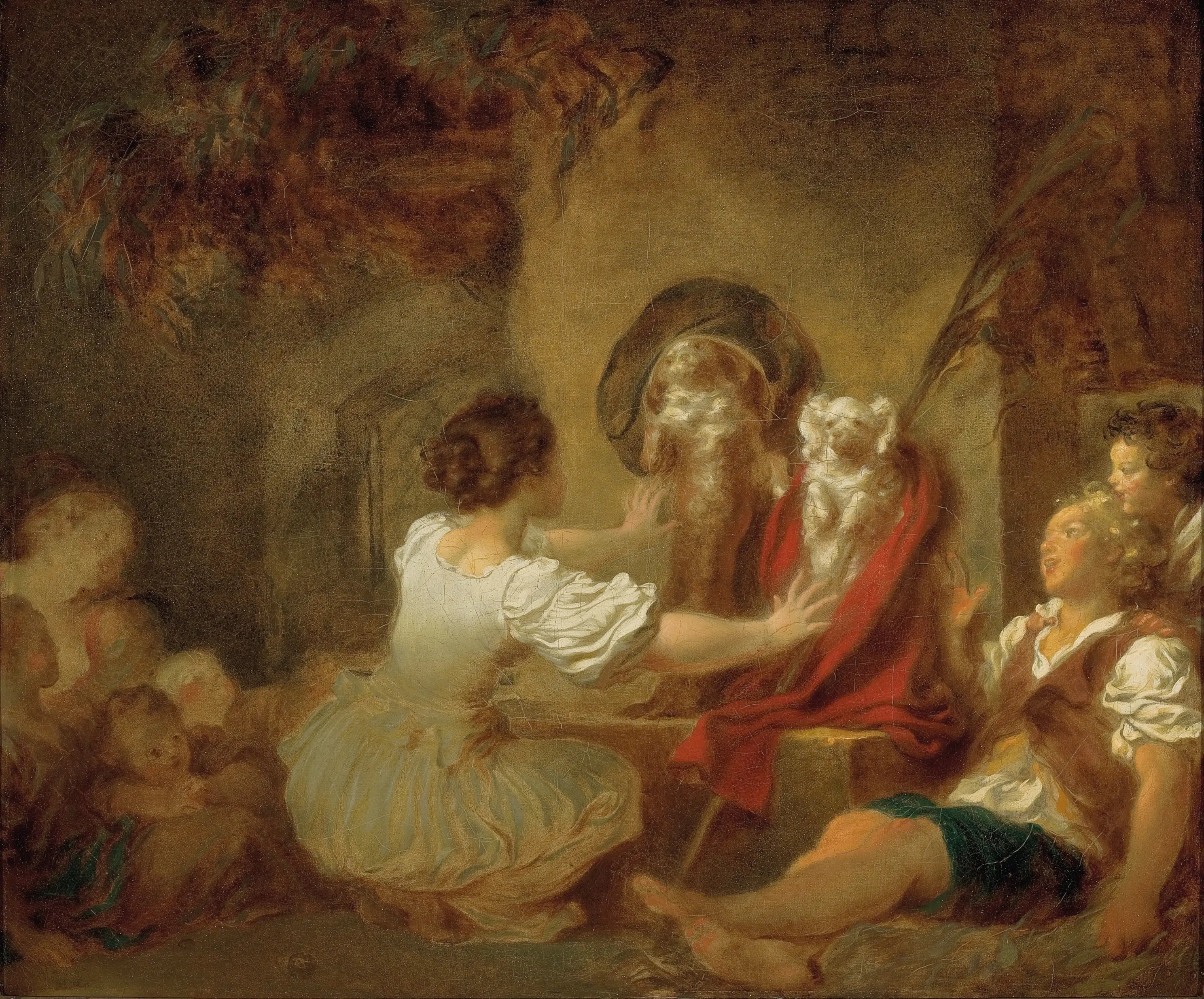 L'éducation fait tout - Jean-Honoré Fragonard image 2 reproduction de peinture à l’huile