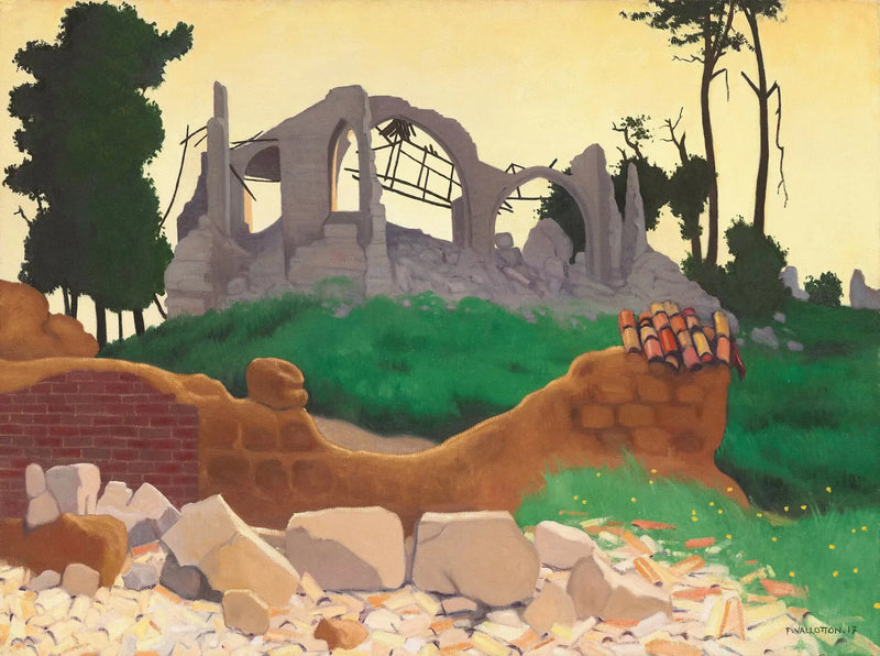 スェーン教会 - フェリックス・ヴァロトン

Source:
L'Église de Souain - Félix Vallotton