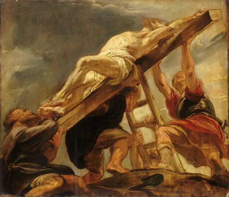 L'Élévation de la croix - Peter Paul Rubens image 1 tableau peint à l’huile sur toile