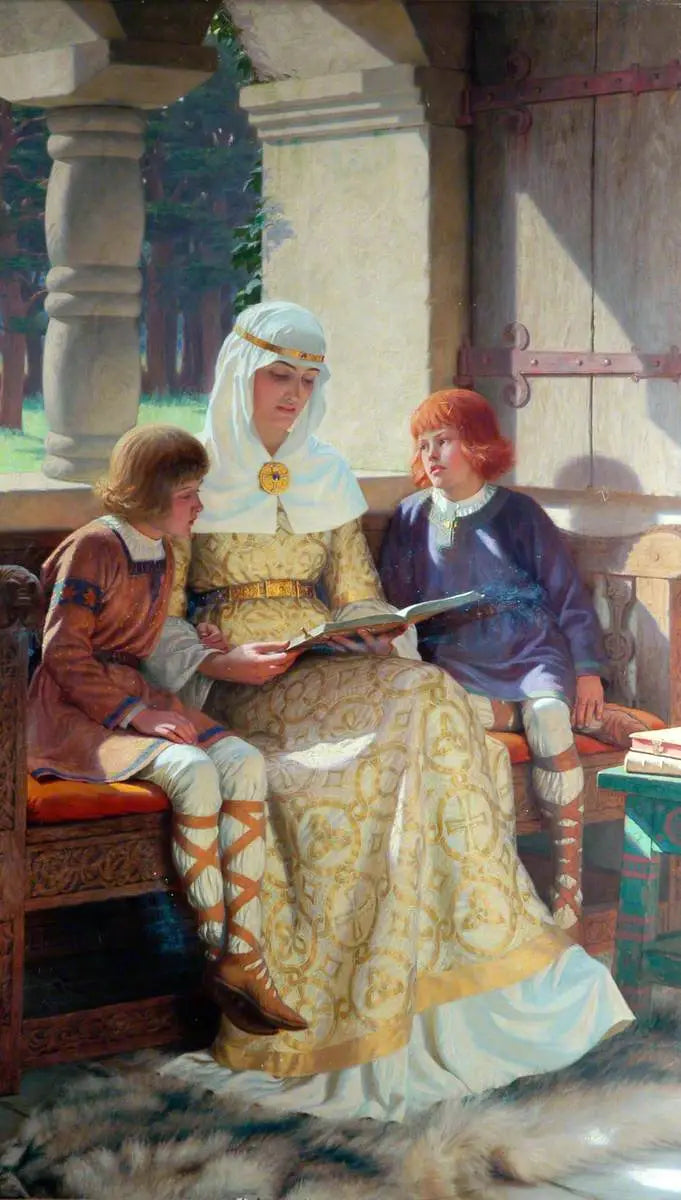 アルフレッド大王の幼少期 - エドマンド・ブレア・レイトン

Source:
L'enfance d'Alfred le Grand - Edmund Blair Leighton