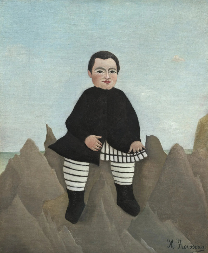 岩の子供 - アンリ・ルソー