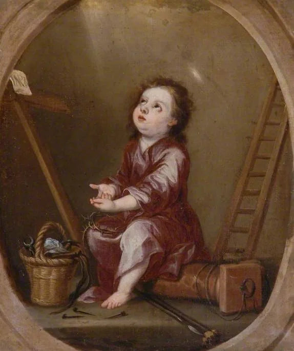 イエス幼子と茨の冠 - アロンソ・カノ
