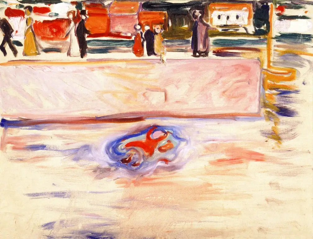 L'Enfant se noyant - Edvard Munch image 1 reproduction réalisée par Alpha Reproduction