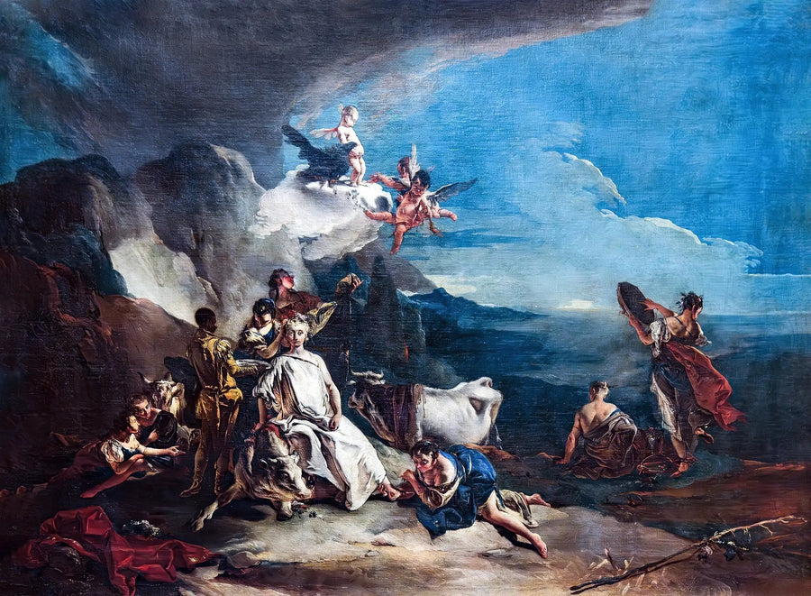 ヨーロッパの誘拐 - ジョヴァンニ・バッティスタ・ティエポロ

Source:
L'Enlèvement d'Europe - Giovanni Battista Tiepolo