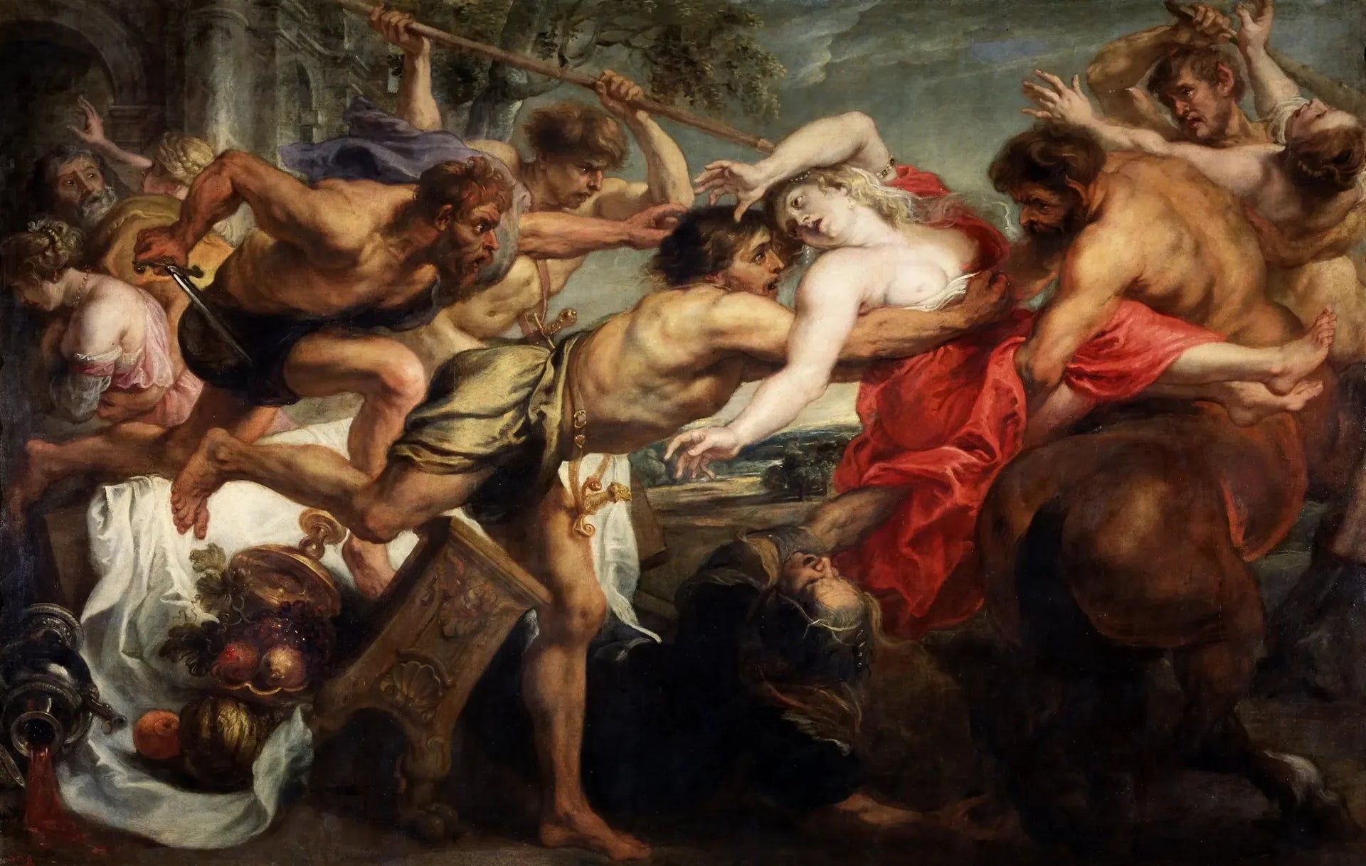 L'Enlèvement d'Hippodamie - Peter Paul Rubens image 1 copie de tableau peinte à la main