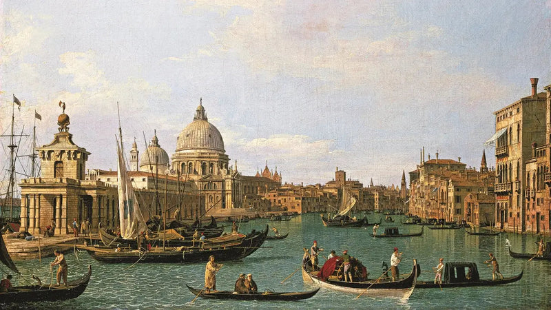 カナルグランデの入り口、プンタ・デッラ・ドガーナとサンタ・マリア・デッラ・サルーテ - カナレット

Source:
L'entrée du Canal Grande à la Punta della Dogana et à la Santa Maria della Salute - Canaletto