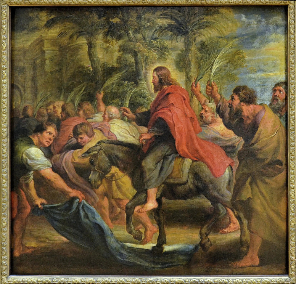 L'Entrée du Christ à Jérusalem - Peter Paul Rubens image 1 copie peinte à la main à l’huile