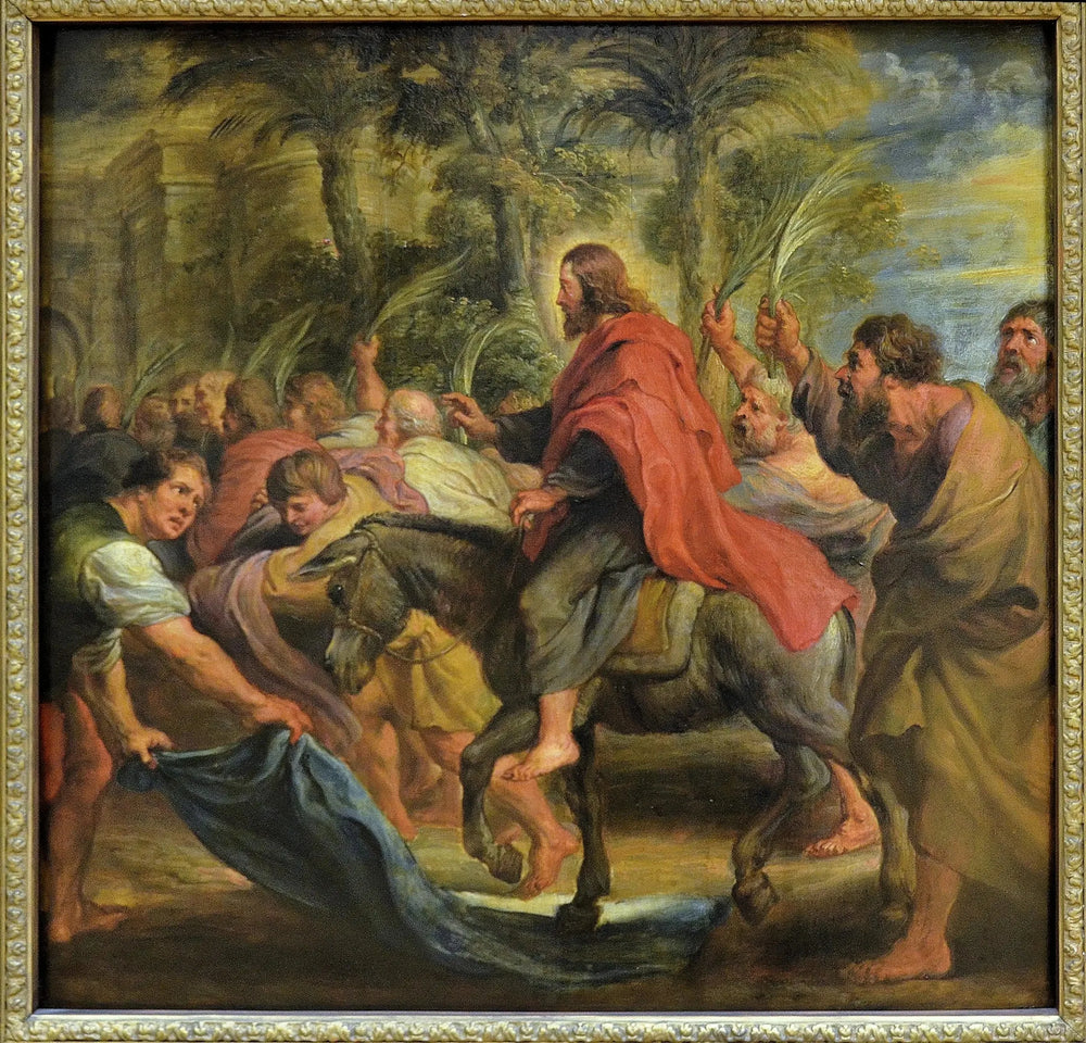 L'Entrée du Christ à Jérusalem - Peter Paul Rubens image 1 copie peinte à la main à l’huile