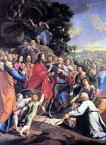 L'entrée du Christ à Jérusalem - Philippe de Champaigne image 1 copie peinte à la main à l’huile