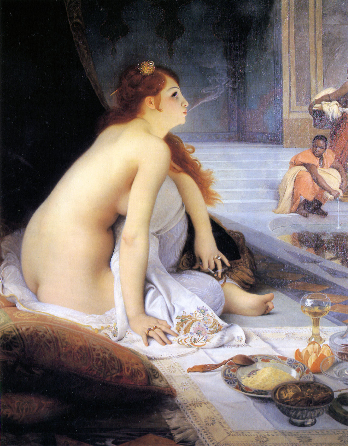 L'Esclave blanche - Jean-Jules-Antoine Lecomte du Nouÿ image 1 reproduction d’œuvre d’art à l’huile