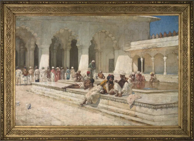 アグラの真珠モスクでの祈りの時間 - エドウィン・ロード・ウィークス

Source:
L'heure de prière à la mosquée de la Perle, Agra - Edwin Lord Weeks