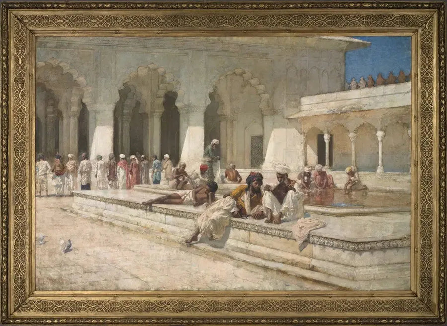 アグラの真珠モスクでの祈りの時間 - エドウィン・ロード・ウィークス

Source:
L'heure de prière à la mosquée de la Perle, Agra - Edwin Lord Weeks