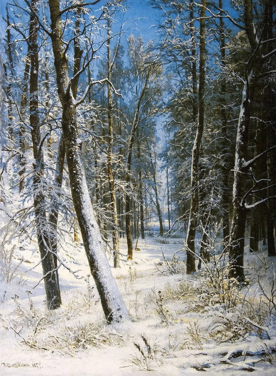 冬の森の中（ジェル） - イワン・チチキン

Source:
L'hiver dans la forêt (Gel) - Ivan Chichkine