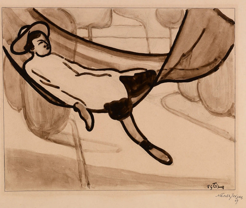 ハンモックの男 - アルベール・グレイズ

Source:
L'Homme au hamac - Albert Gleizes