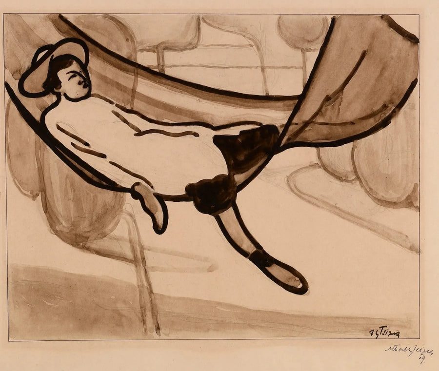 ハンモックの男 - アルベール・グレイズ

Source:
L'Homme au hamac - Albert Gleizes