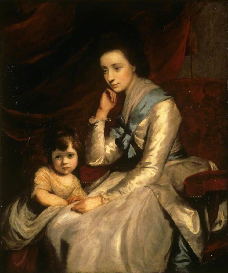 名誉あるテリーザ・ロビンソン夫人、パーカー夫人（1744-1775）とその息子ジョン・パーカー、後のモーリー伯爵（1772-1840） - ジョシュア・レイノルズ