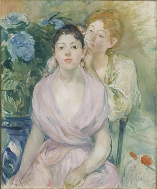 L'Hortensia - Berthe Morisot image 1 copie peinte à la main à l’huile
