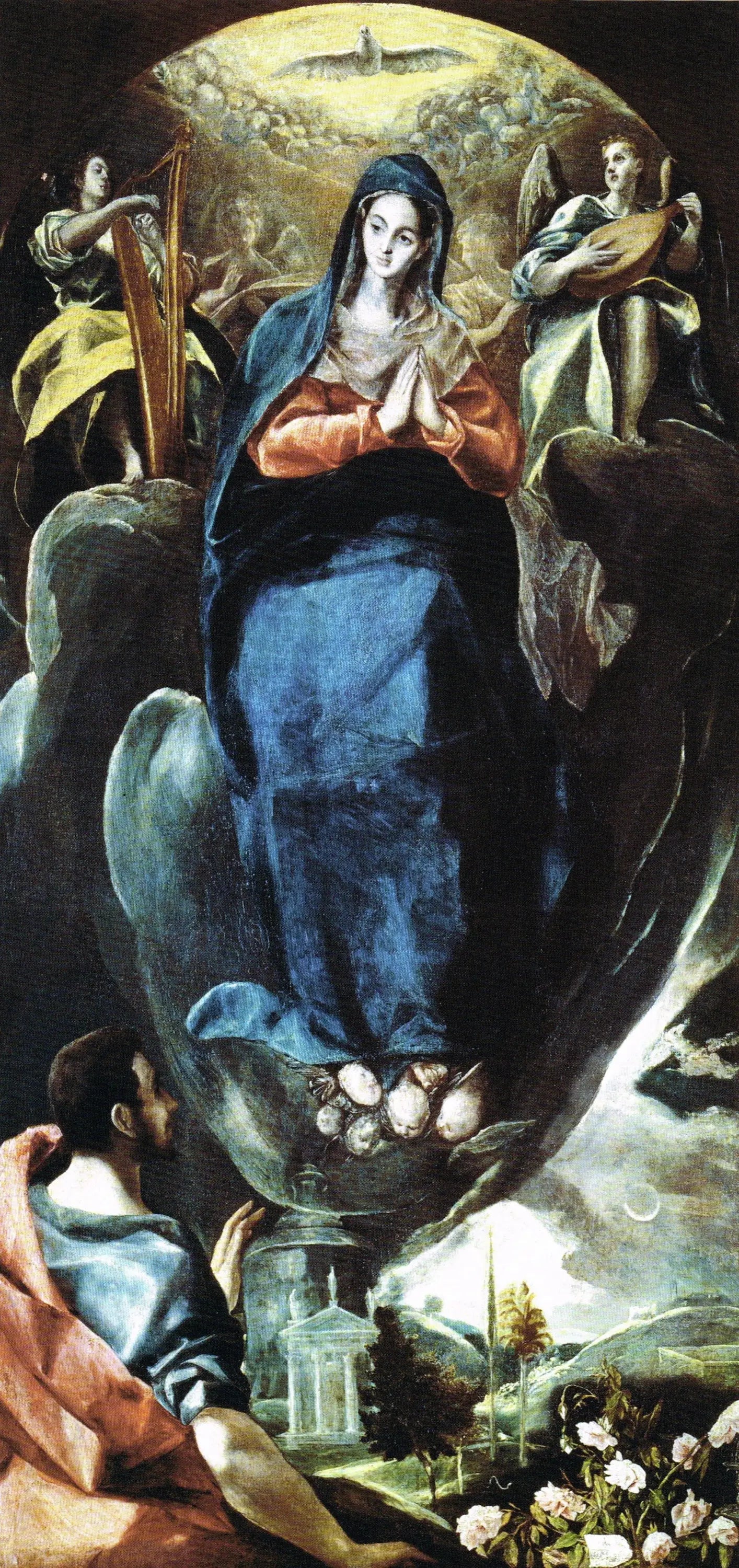 L'Immaculée Conception vue par saint Jean l'Évangéliste - El Greco image 1 reproduction d’œuvre d’art à l’huile