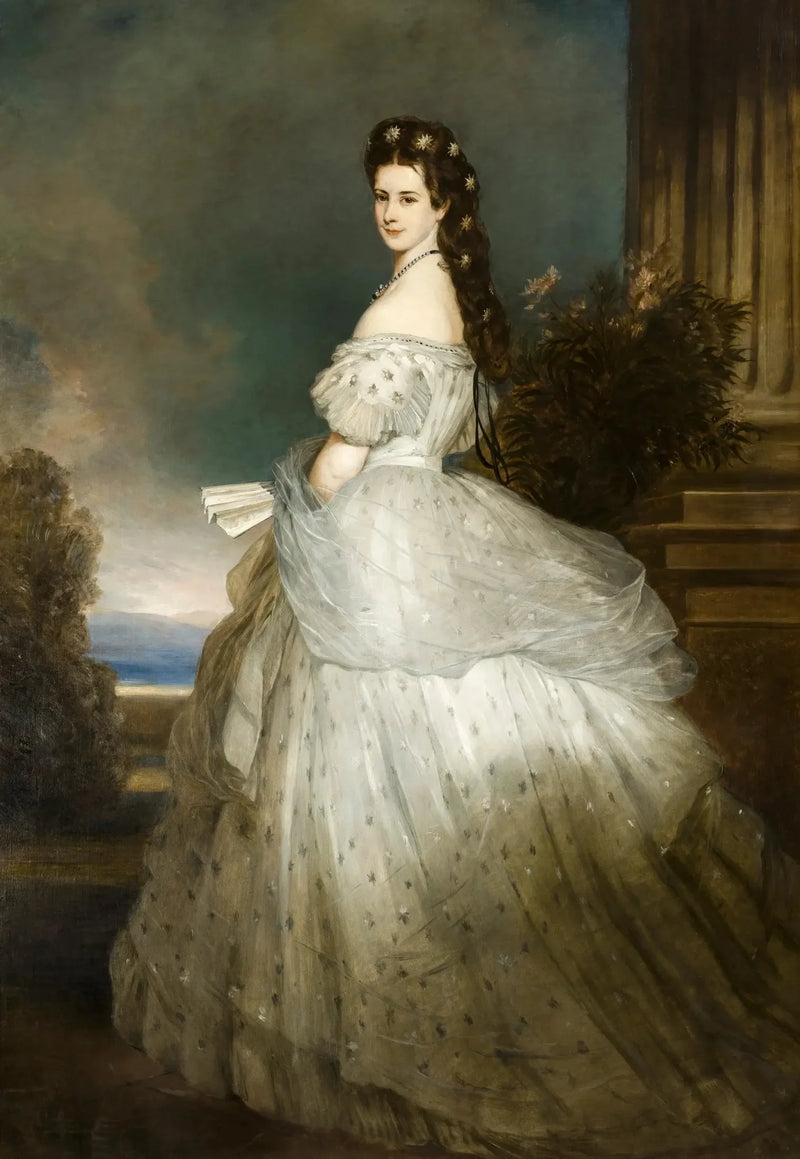 エリザベス女帝 - フランツ・ザヴェル・ウィンターhalter

Source:
l'impératrice Élisabeth - Franz Xaver Winterhalter