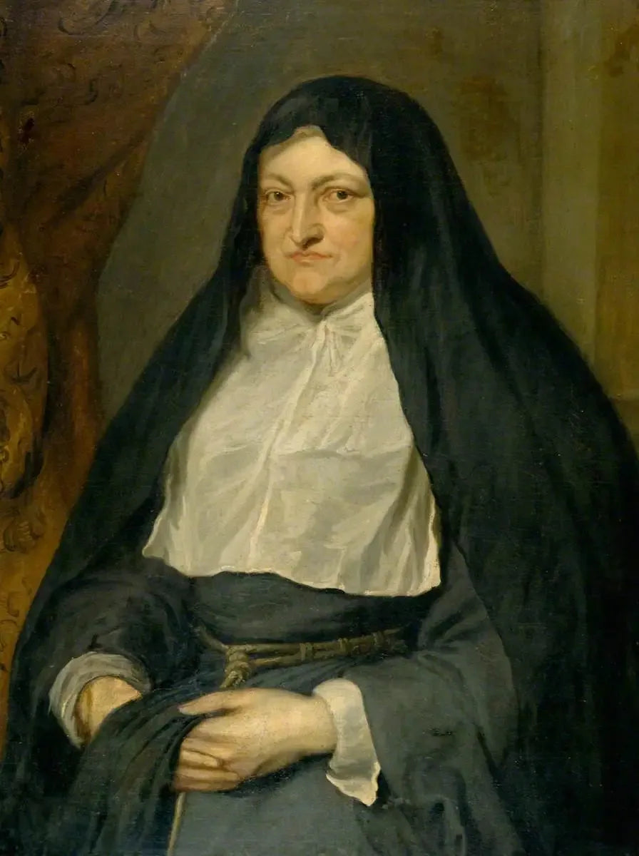イザベル・クレール・ユージェニー皇女（1566–1633）、オーストリア大公女およびオランダの摂政 - アントワーヌ・ヴァン・ダイク

Source:
L'infante Isabelle Claire Eugénie (1566–1633), archiduchesse d'Autriche et régente des Pays-Bas - Antoine van Dyck