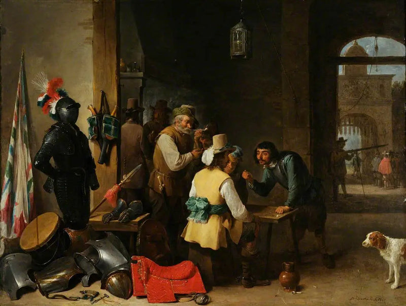 監視室の内部 - デイヴィッド・テニエール・ル・ジュヌ

Source:
L'intérieur d'une salle de garde - David Teniers le Jeune