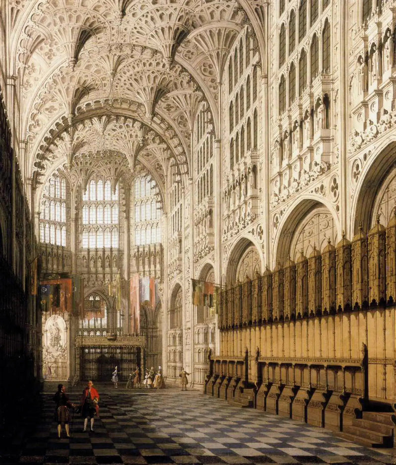 ウェストミンスター寺院のヘンリー7世礼拝堂の内部 - カナレット

Source:
L'Intérieur de la chapelle d'Henri VII à l'abbaye de Westminster - Canaletto