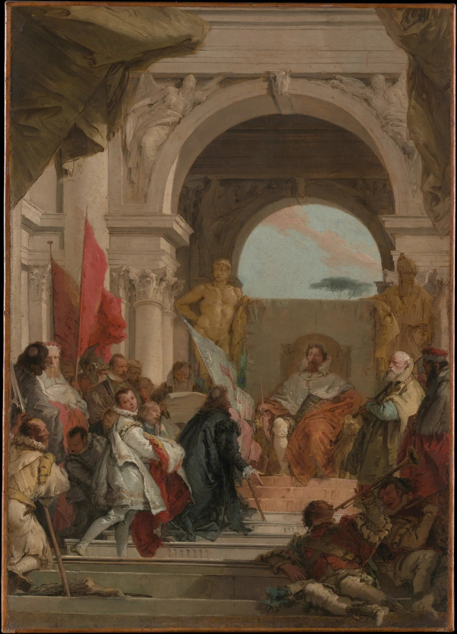 ハロルド司教のフランコニア公への任命 - ジョバンニ・バッティスタ・ティエポロ

Source:
L'investiture de l'évêque Harold comme duc de Franconie - Giovanni Battista Tiepolo