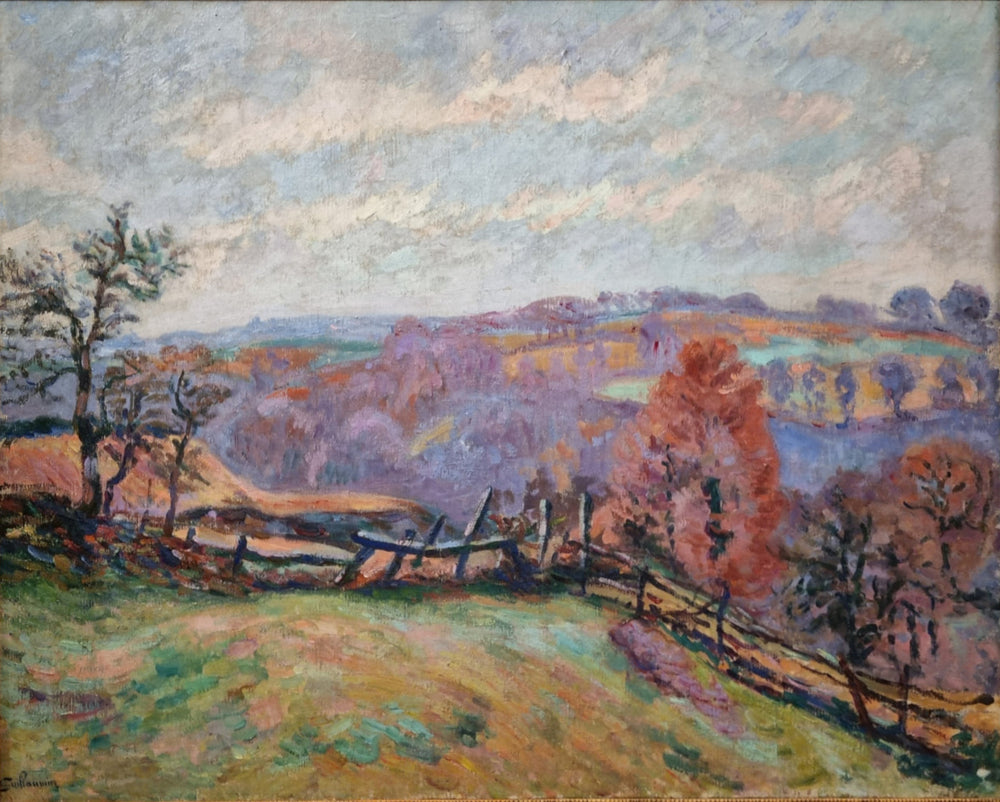 La barrière à Crozant - Armand Guillaumin image 1 copie de tableau peinte à la main