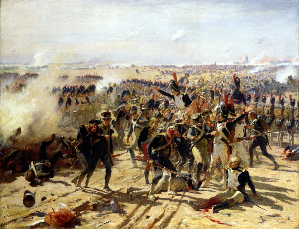 La bataille d'Essling, mai 1809 - Fernand Cormon image 1 copie de tableau peinte à la main