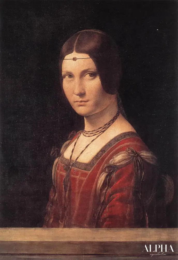 La Belle Ferronnière - Léonard de Vinci - Reproductions de tableaux et peintures haut de gamme