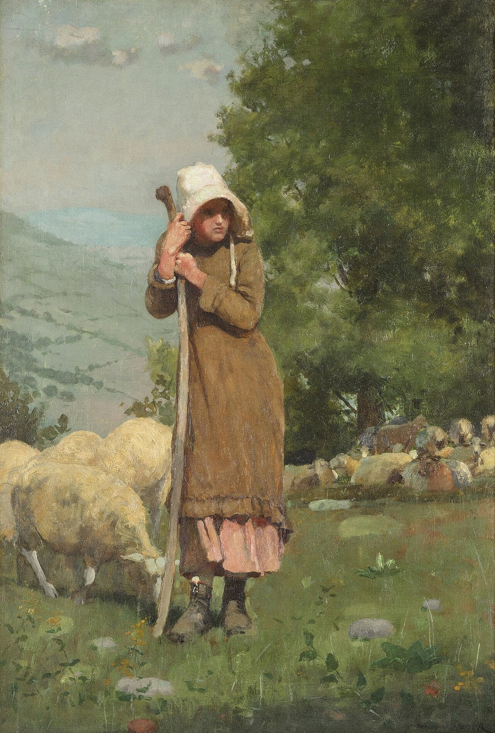 La Bergère - Winslow Homer image 1 tableau peint à l’huile sur toile