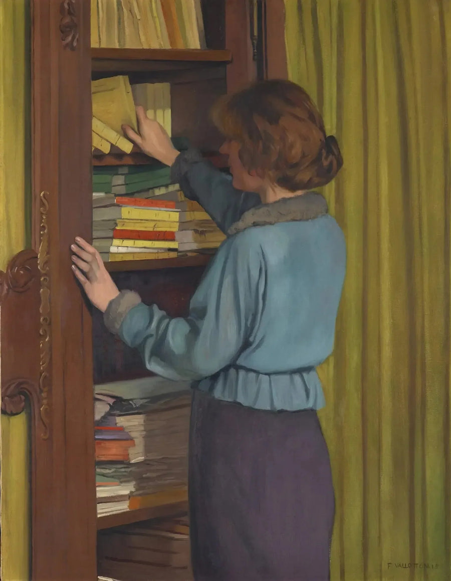 図書館 - フェリックス・ヴァロトン

Source:
La bibliothèque - Félix Vallotton
