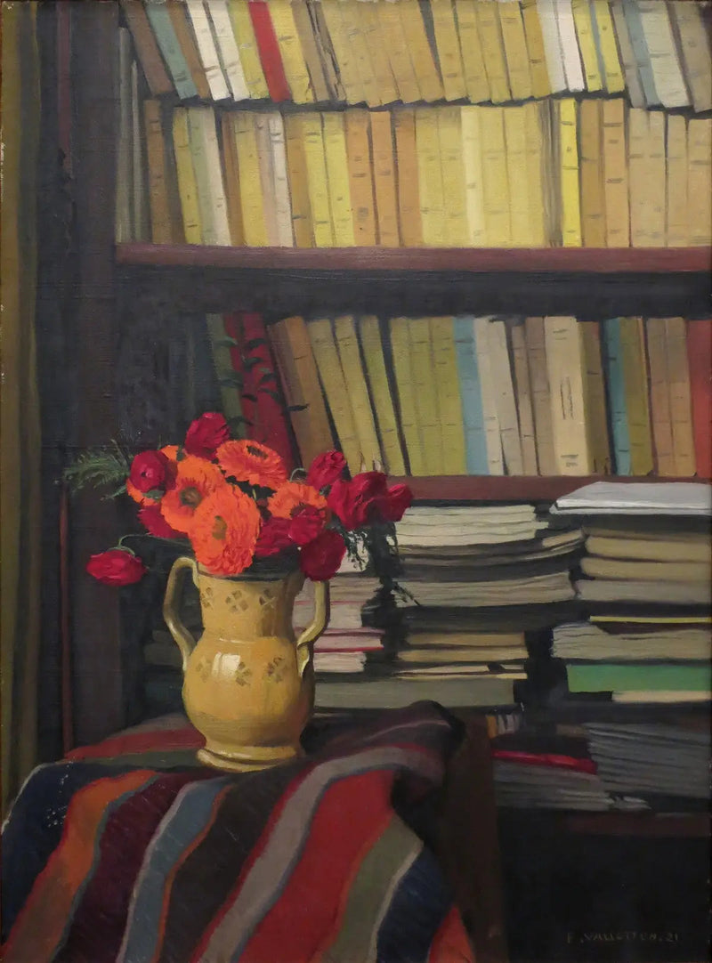 図書館（静物画） - フェリックス・ヴァロトン

Source:
La Bibliothèque (nature morte) - Félix Vallotton